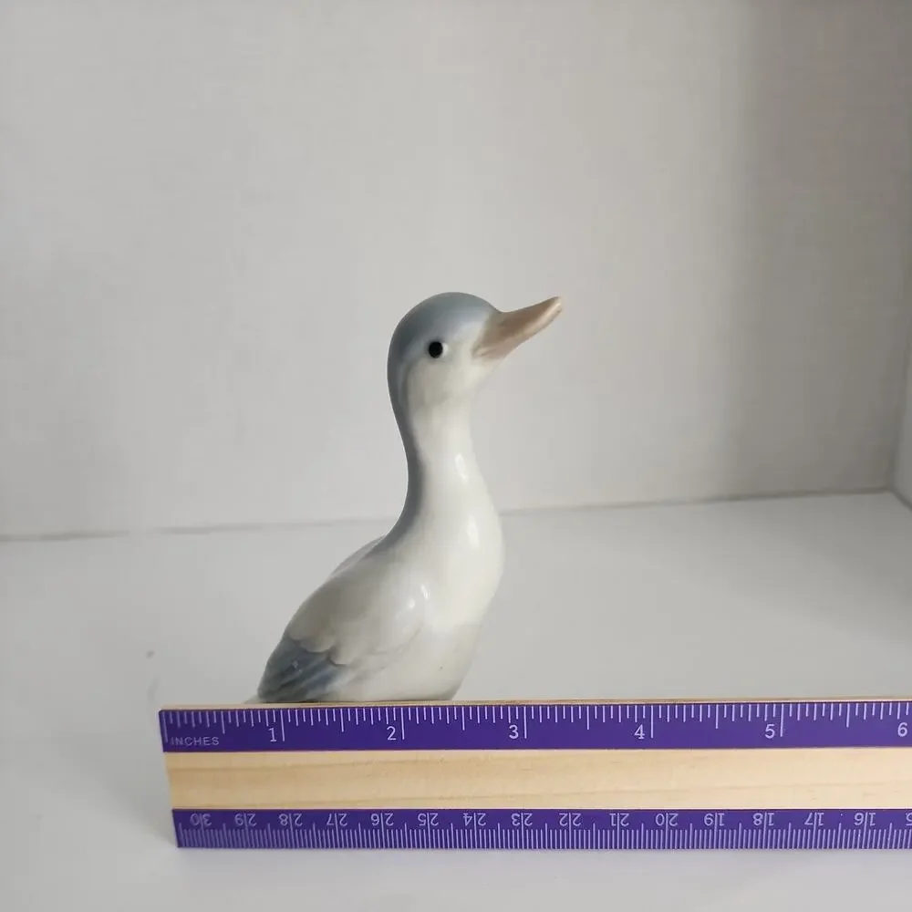 Vtg Otagiri Gray Goose Ceramic Figurine Japan Muted Color Matte Finish